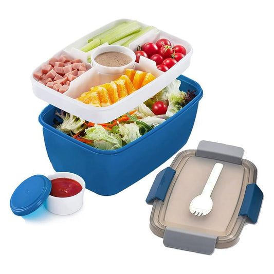1 X Lunch Box-Blue