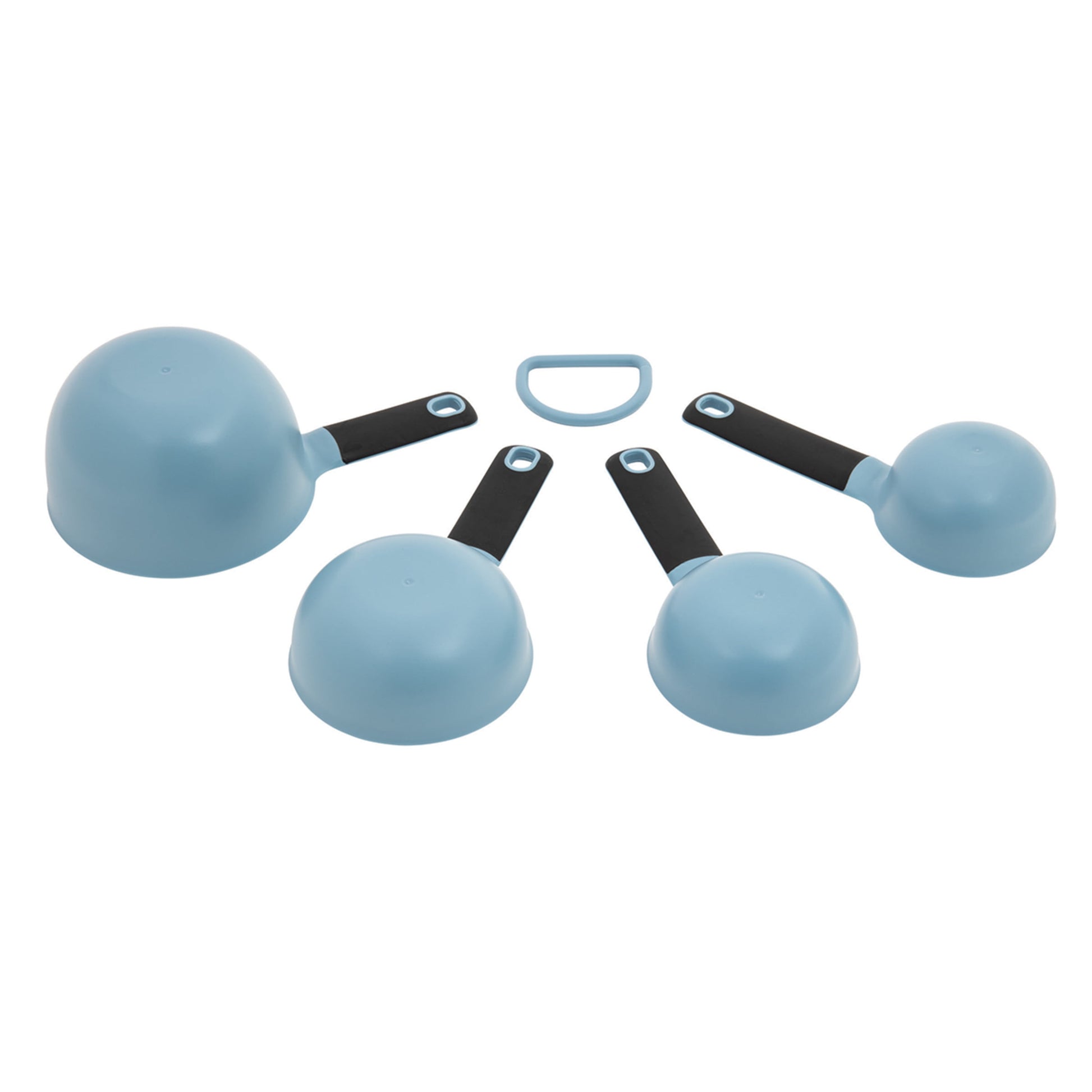 Universal Measure Cups and Spoons Kitchen Utensil Set in Blue Velvet