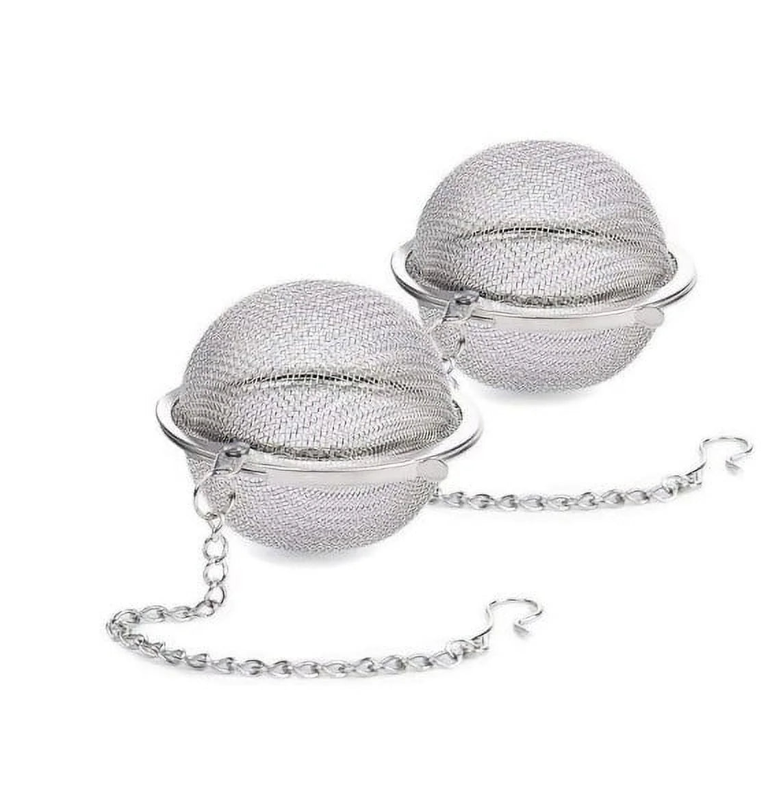 2 Pieces of Stainless Steel Tea Balls, Mesh Tea Infuser Filter