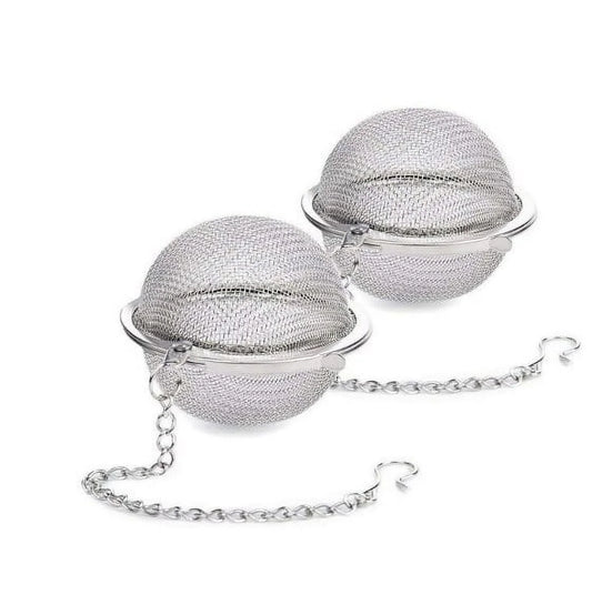 2 Pieces of Stainless Steel Tea Balls, Mesh Tea Infuser Filter