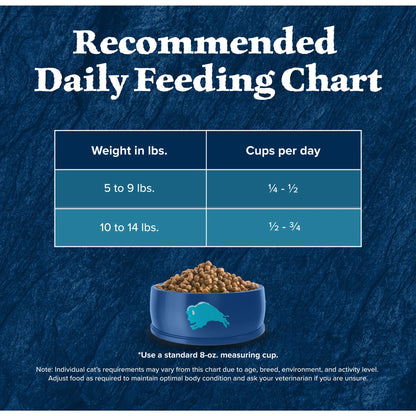 Wilderness Natural High Protein Dry Food for Adult Cats, Salmon, 11-Lb Bag