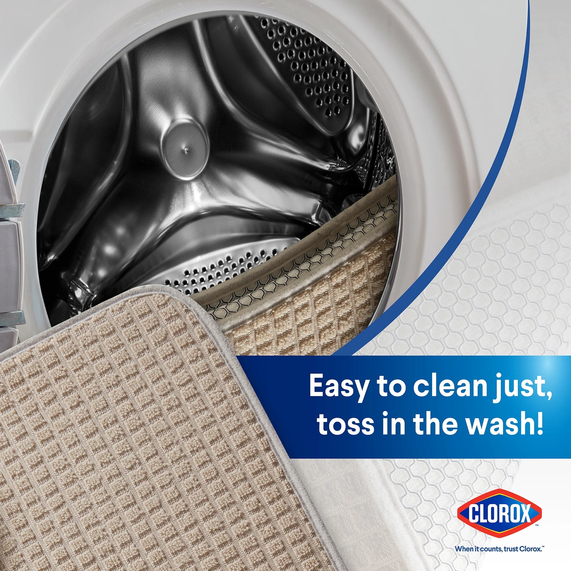 Dish Drying Mat, Absorbent Microfiber, 50% Recycled for Kitchen, 15" X 20" Beige Tan