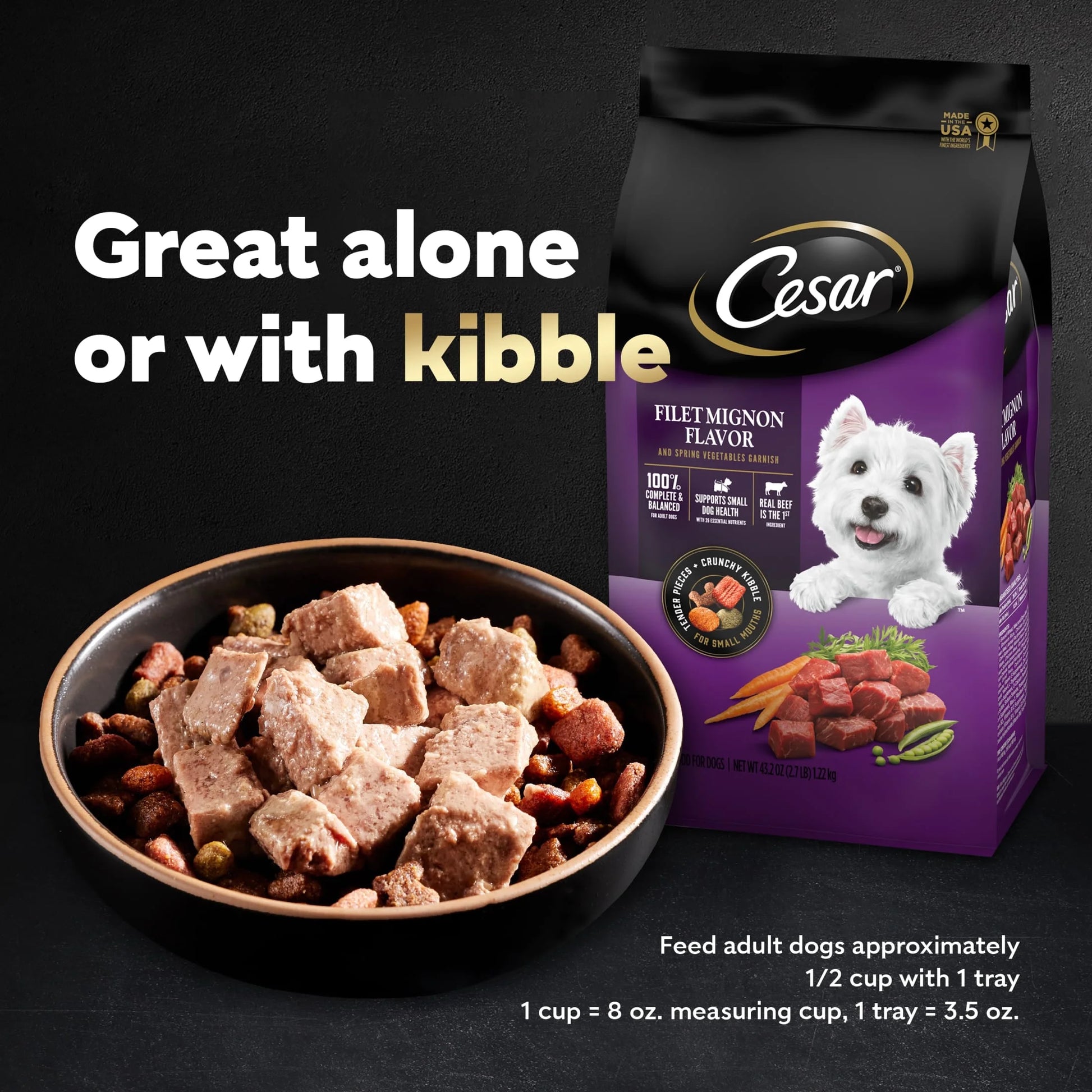 Wet Dog Food Variety Pack, 3.5 Oz Trays - 24 Count