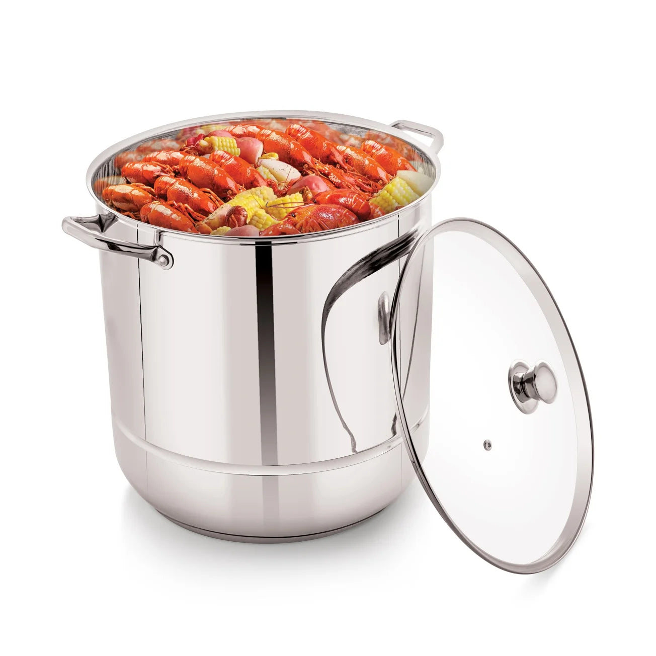 MS SS 28QT STOCK POT STEAMER
