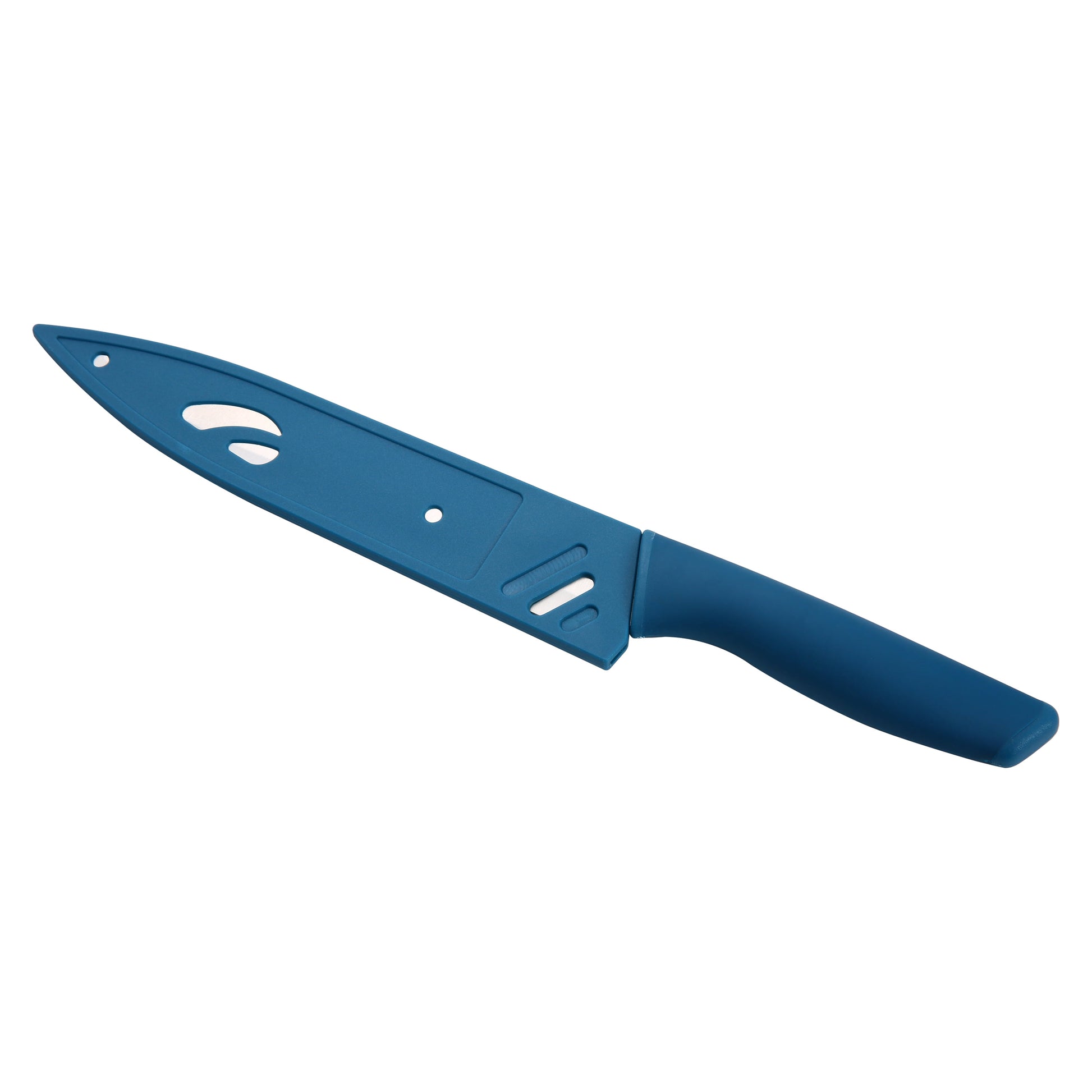 3 Piece Stainless Steel Color Knife Set with Ergonomic Soft Grip Handles