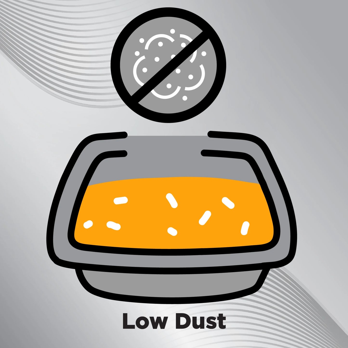 Clumping Lightweight Cat Litter for Multi-Cat Use, 15 lb, Easy No-Mess Scooping