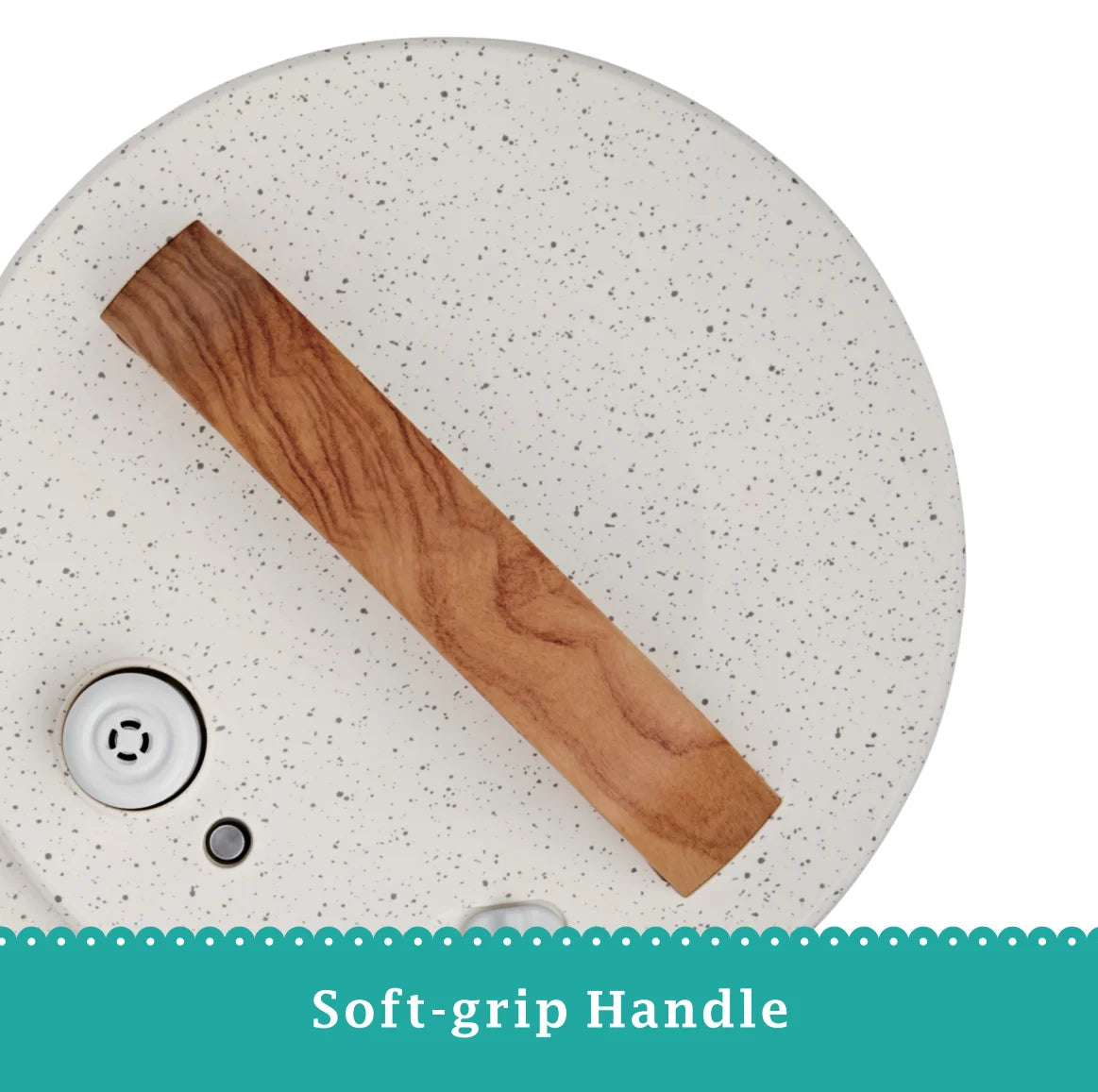 Linen Speckle 6-Quart Pressure Cooker with Touch Control Display